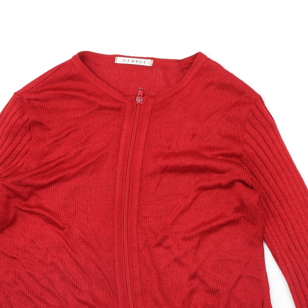 George Womens Red   Jacket  Size 14