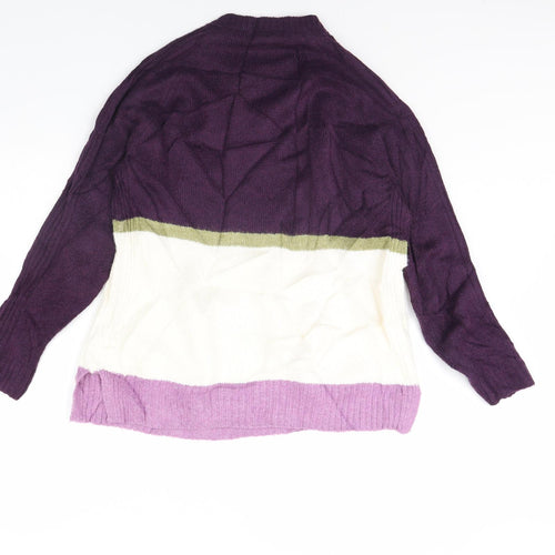 m&s Womens Purple   Pullover Jumper Size M