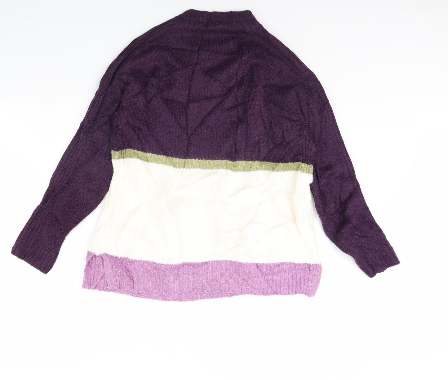 m&s Womens Purple   Pullover Jumper Size M