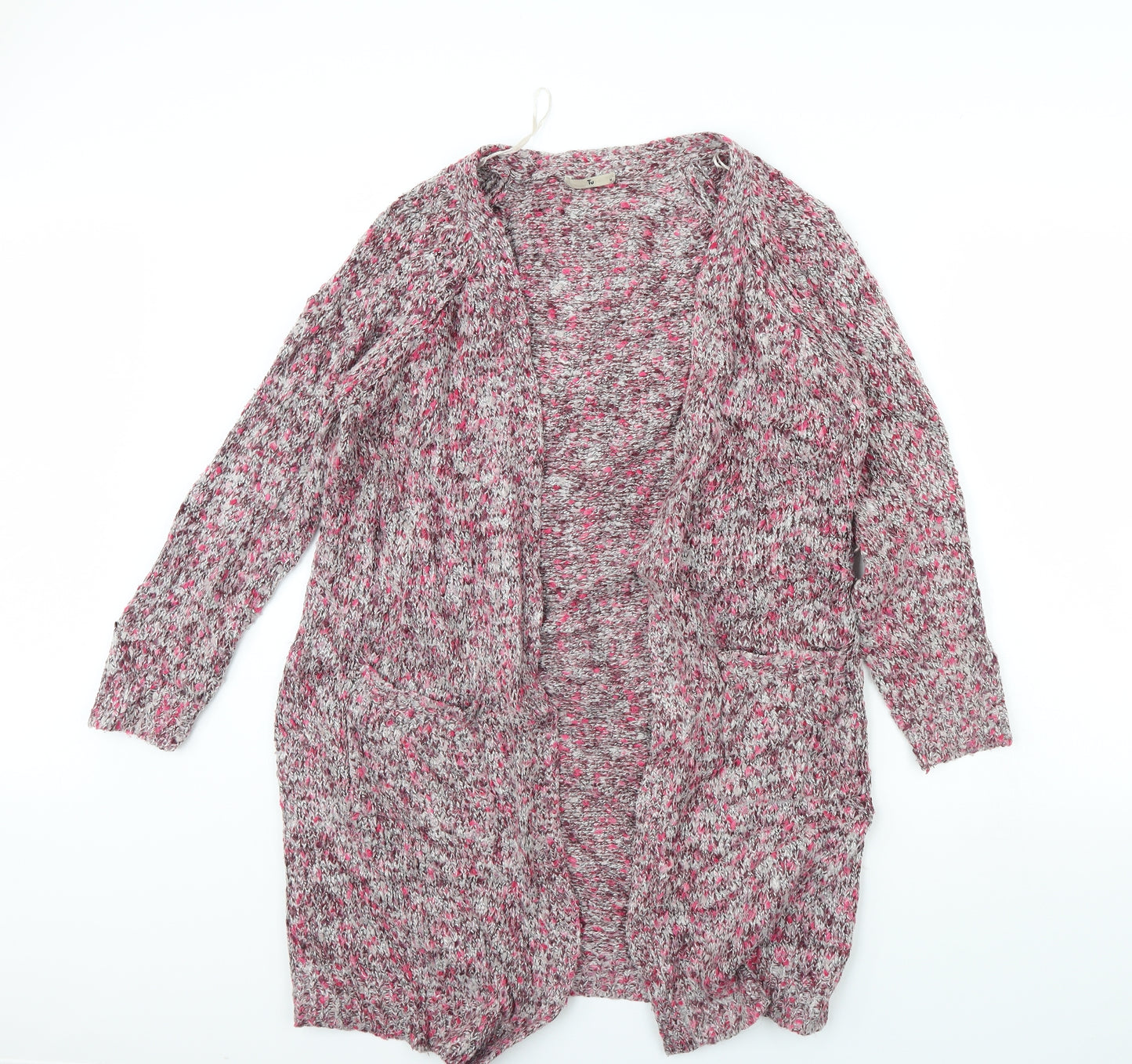 TU Womens Pink   Cardigan Jumper Size M
