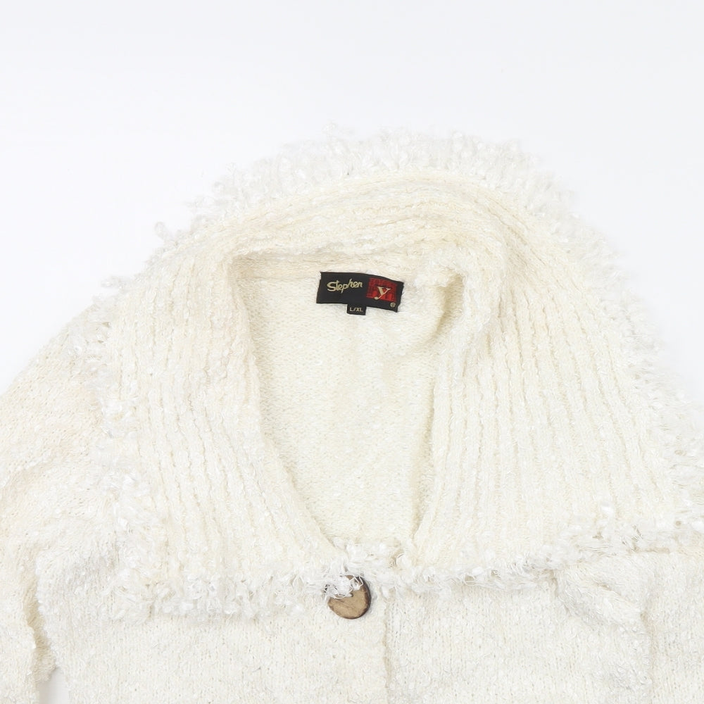 Stephen Womens Ivory   Jacket  Size L