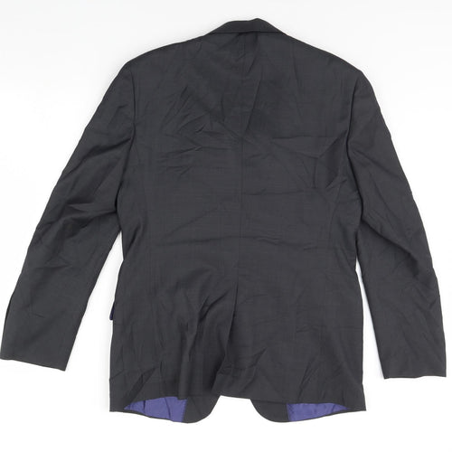 M&S Mens Grey   Jacket Blazer Size M  - Shoulder Pads