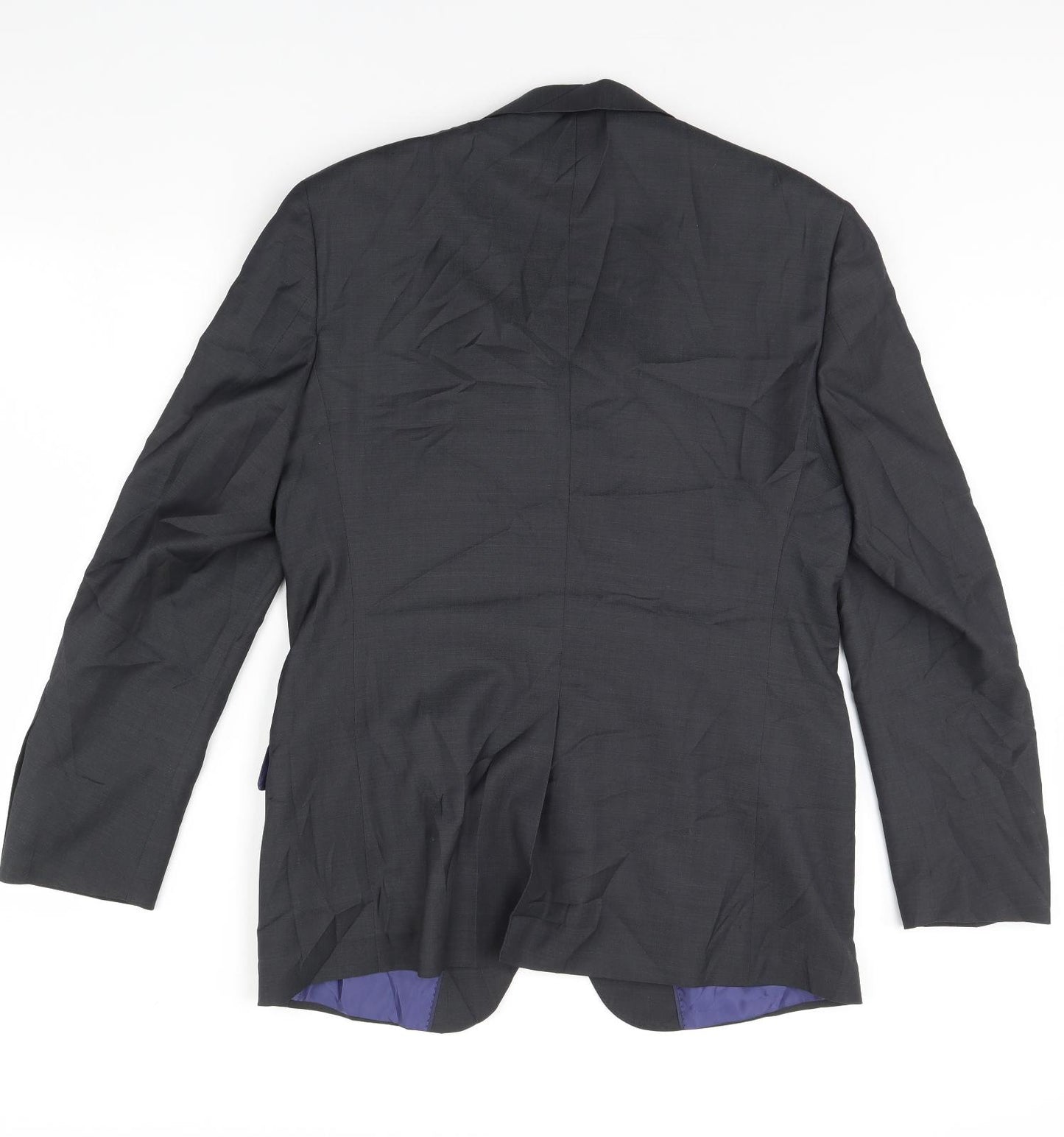 M&S Mens Grey   Jacket Blazer Size M  - Shoulder Pads