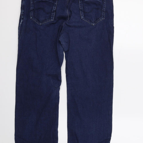 Peruna Womens Blue  Denim Straight Jeans Size 14 L26 in