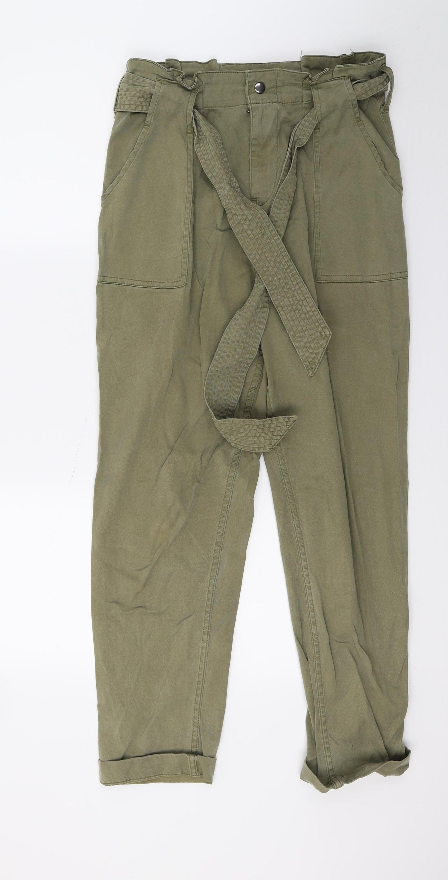Topshop Womens Green   Skinny Jeans Size 10 L26 in