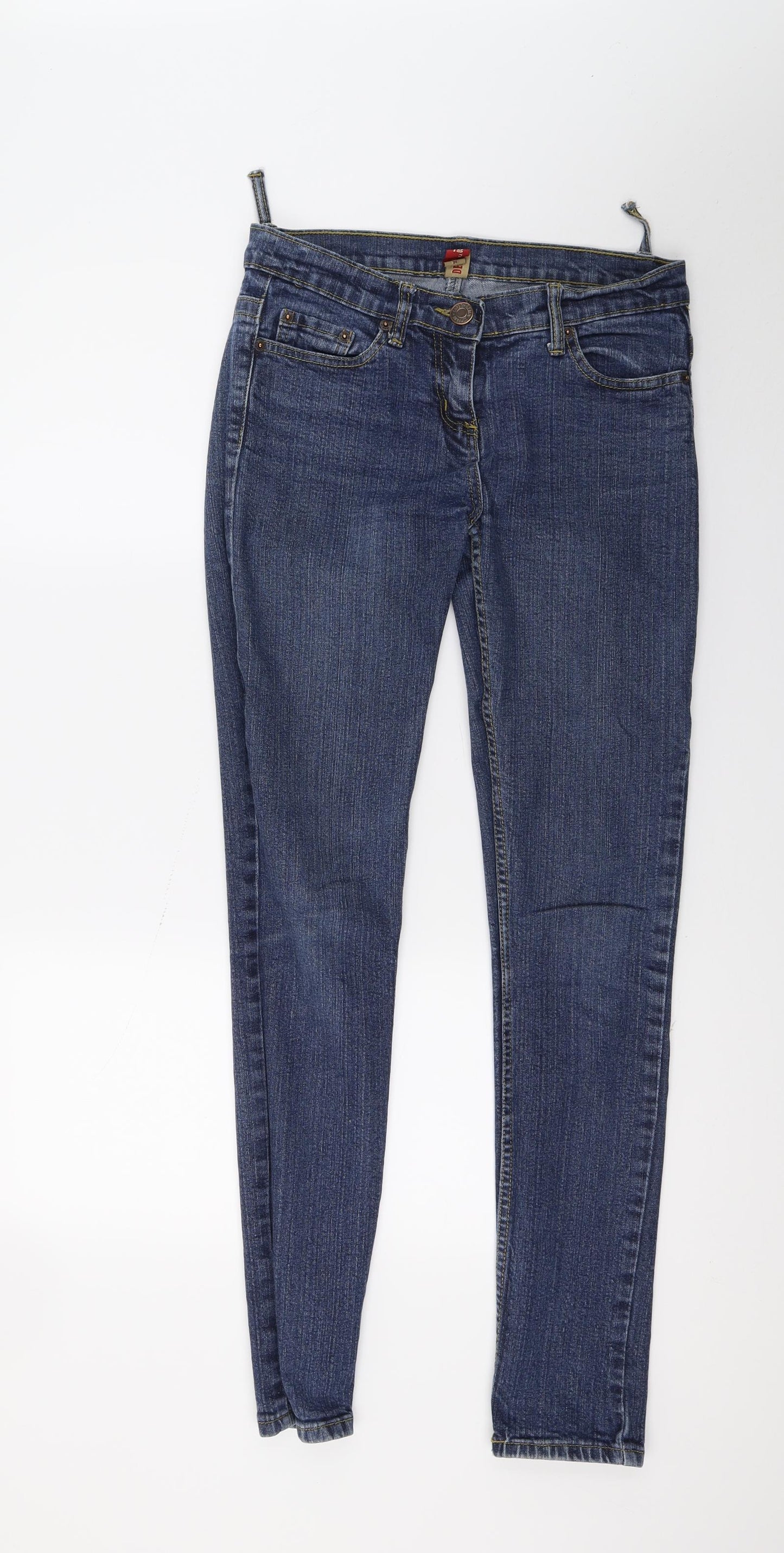 Primark Womens Blue  Denim Skinny Jeans Size 10 L30 in