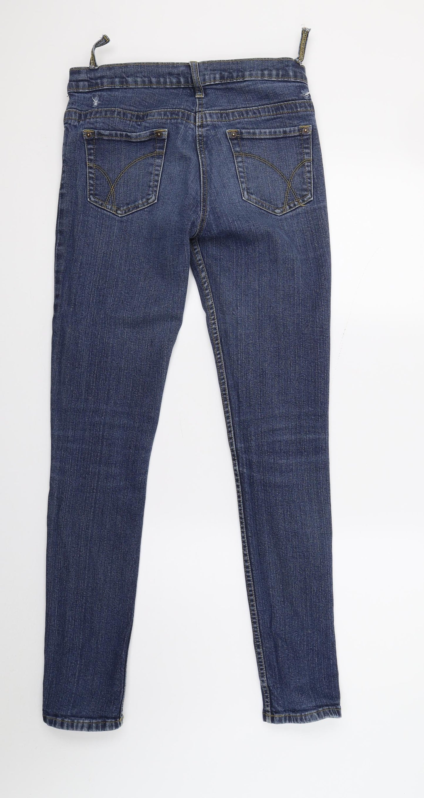 Primark Womens Blue  Denim Skinny Jeans Size 10 L30 in