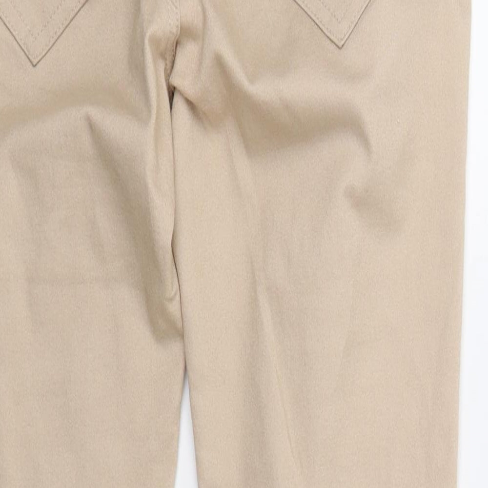 Zara Womens Beige  Denim Skinny Jeans Size 10 L26 in