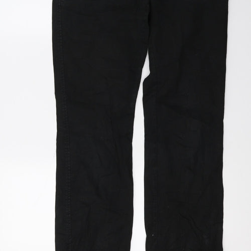 Mexx Womens Black  Denim Straight Jeans Size 6 L31 in