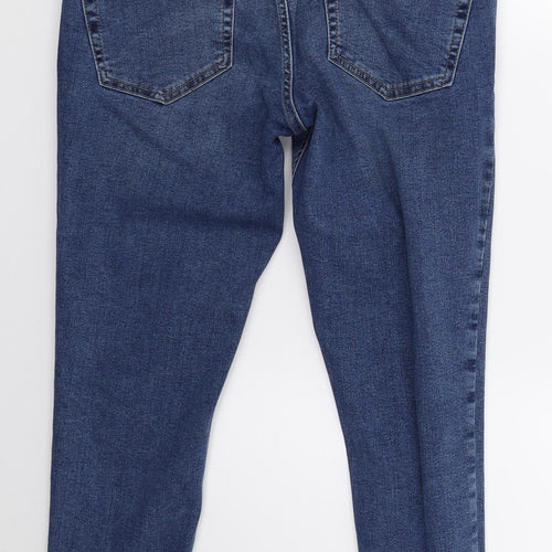 Topshop Womens Blue  Denim Skinny Jeans Size 10 L26 in