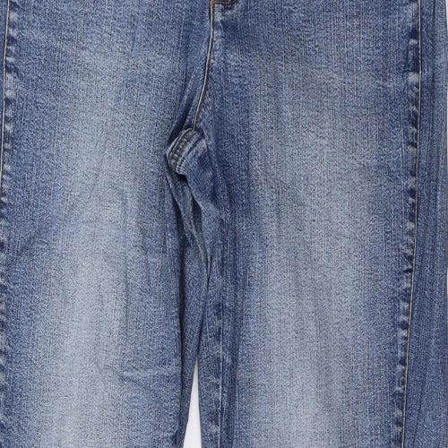 John Bamer Womens Blue  Denim Bootcut Jeans Size 16 L31 in