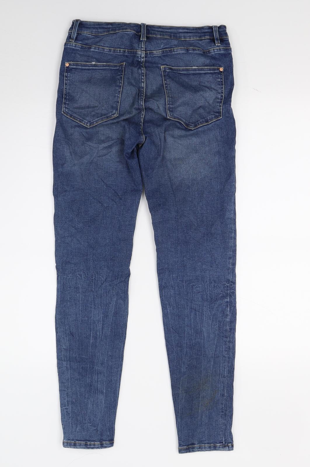 Sinsay Womens Blue  Denim Skinny Jeans Size 8 L26 in