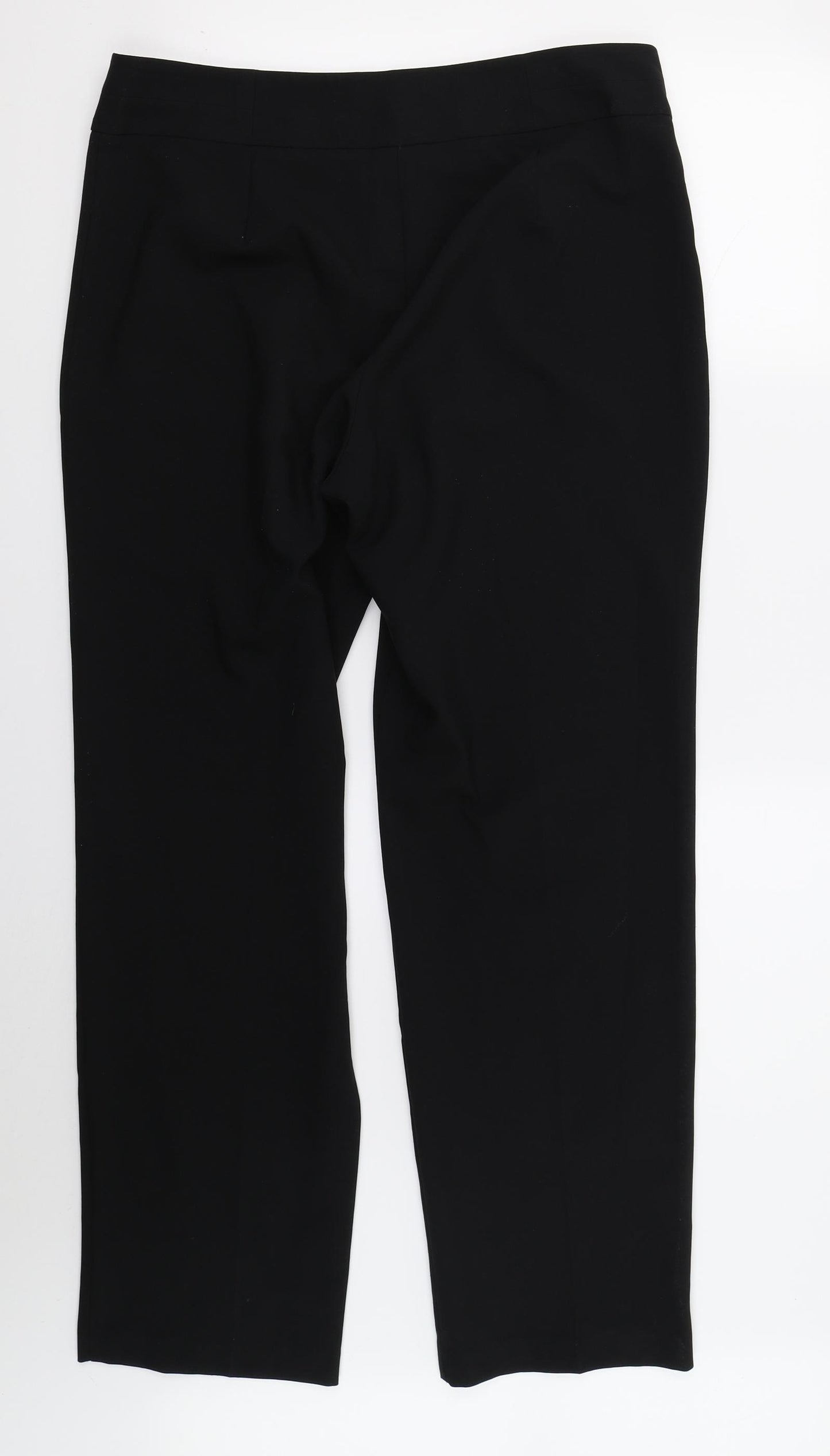 Marks and Spencer Womens Black   Trousers  Size 14 L28 in