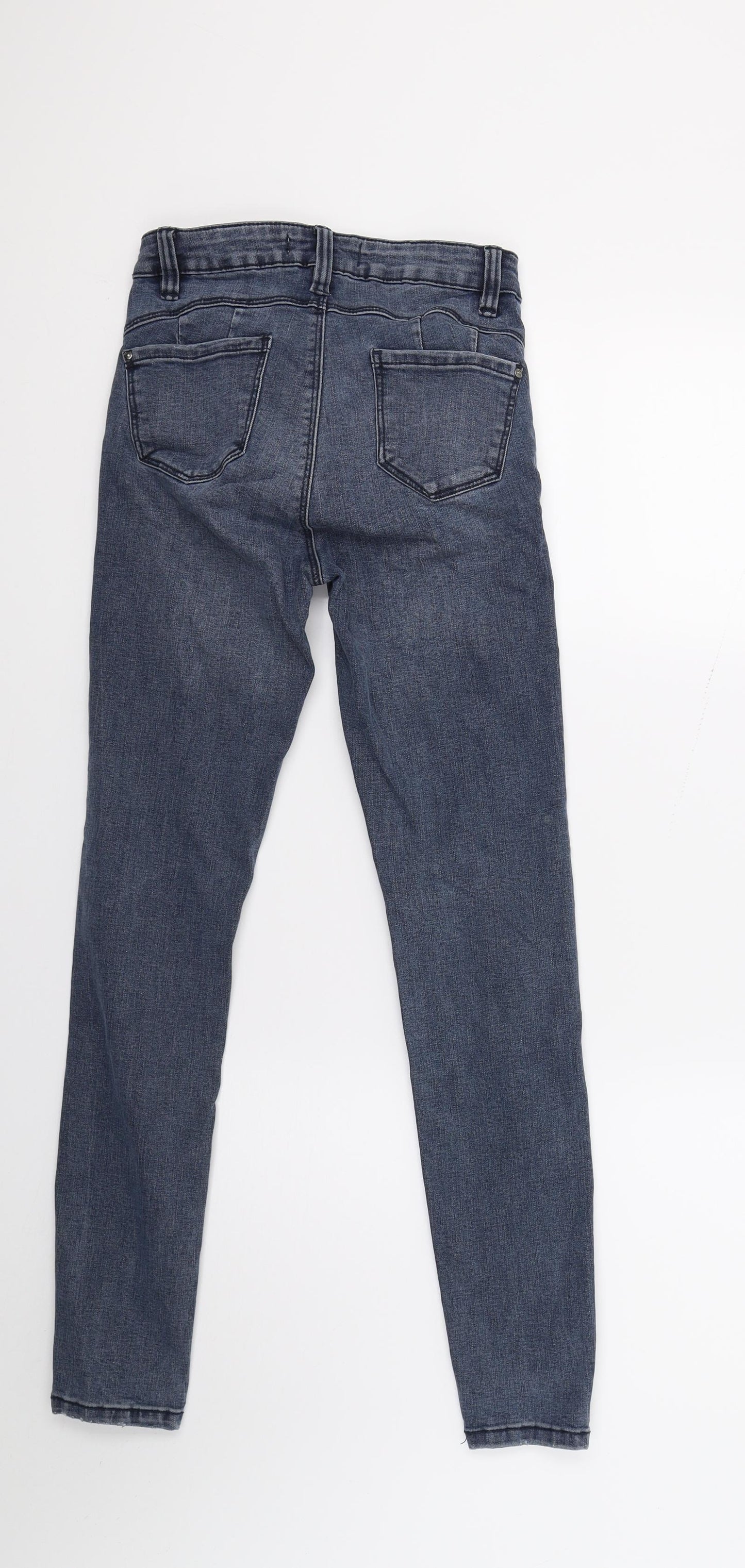 Primark Womens Blue  Denim Skinny Jeans Size 4 L25 in