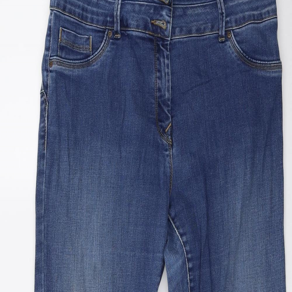 NEXT Womens Blue  Denim Straight Jeans Size 16 L29 in