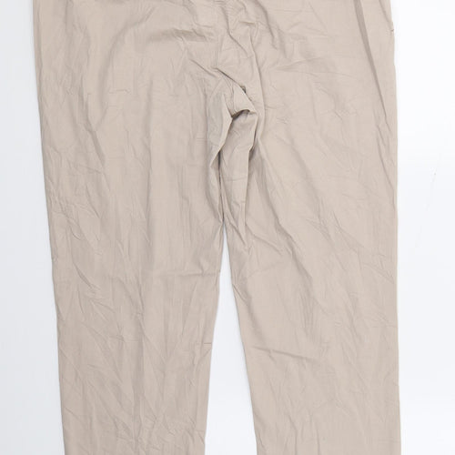Monito Womens Beige   Trousers  Size 12 L26 in