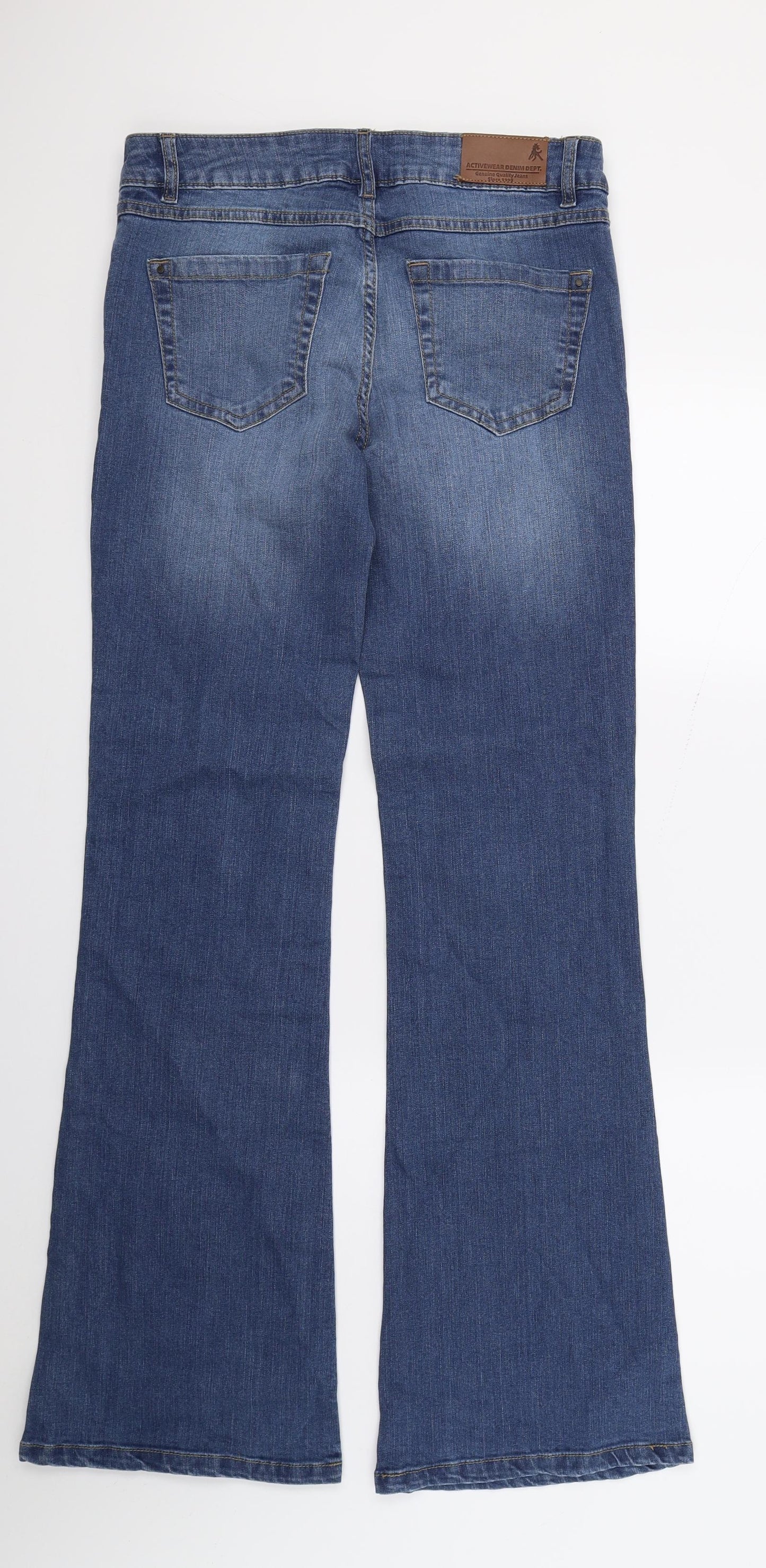 La Redoute Womens Blue  Denim Flared Jeans Size 12 L31 in