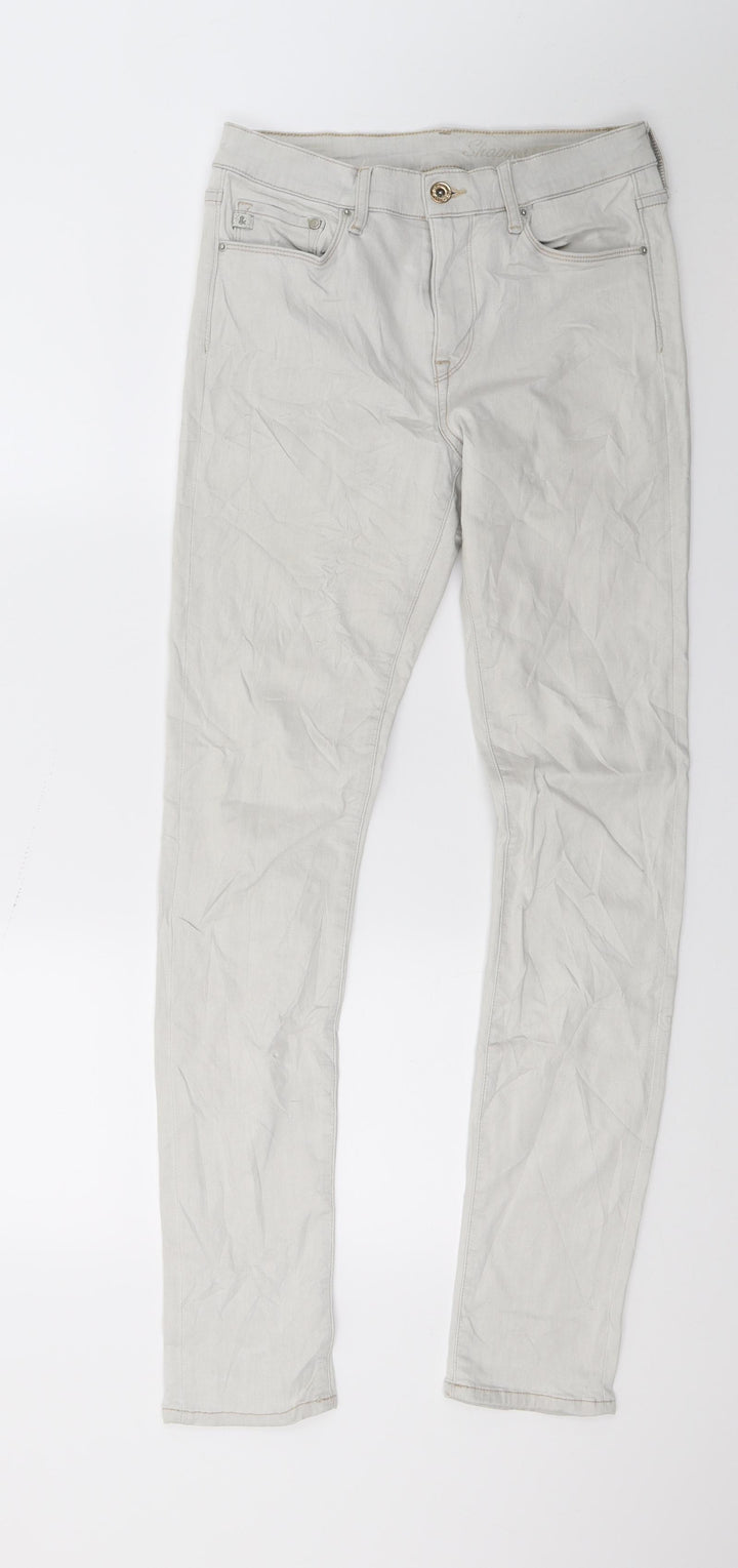 Dorothy Perkins Womens Beige Skinny Jeans Size 29 in L28 in
