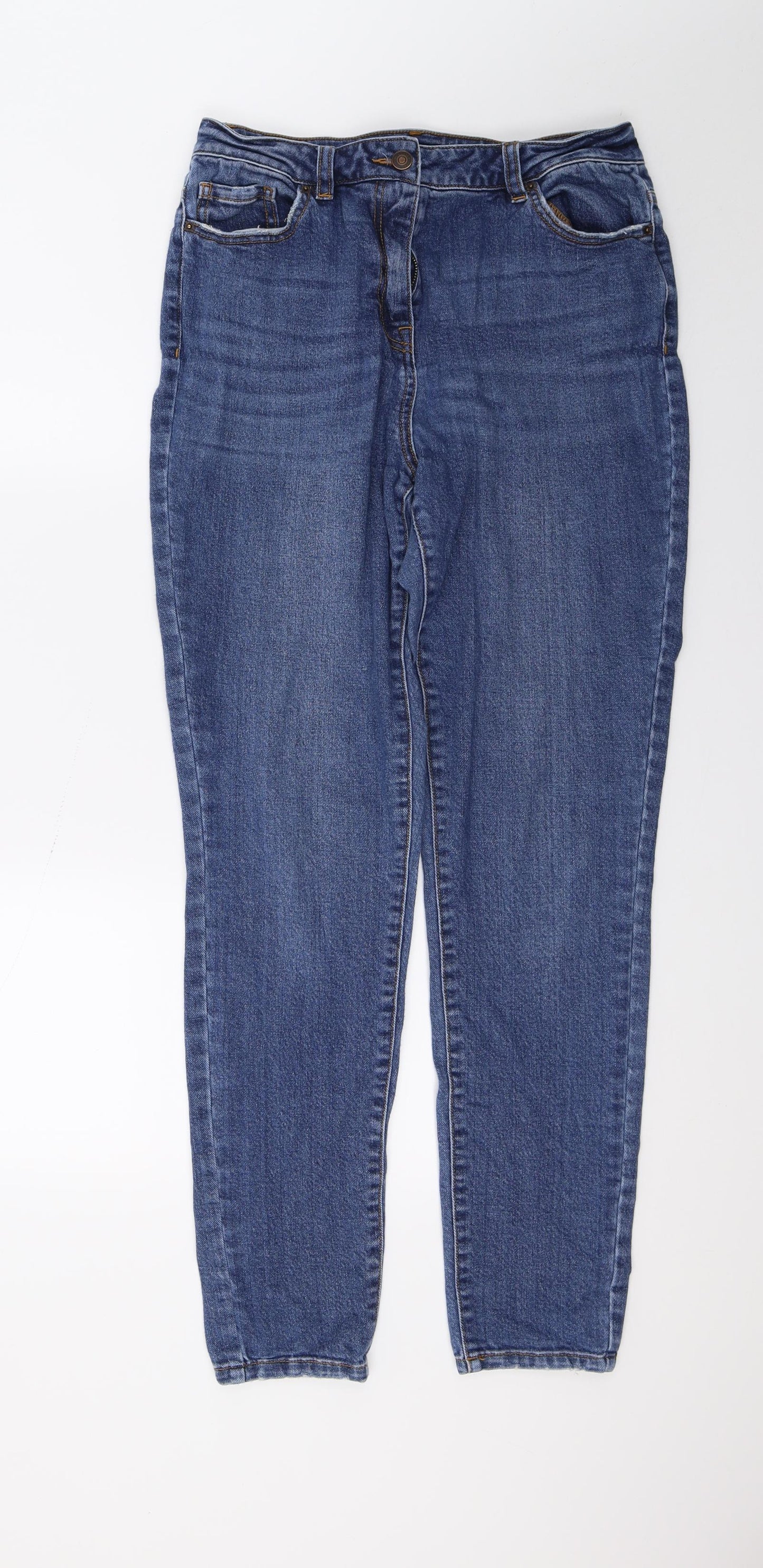 NEXT Womens Blue  Denim Skinny Jeans Size 12 L28 in
