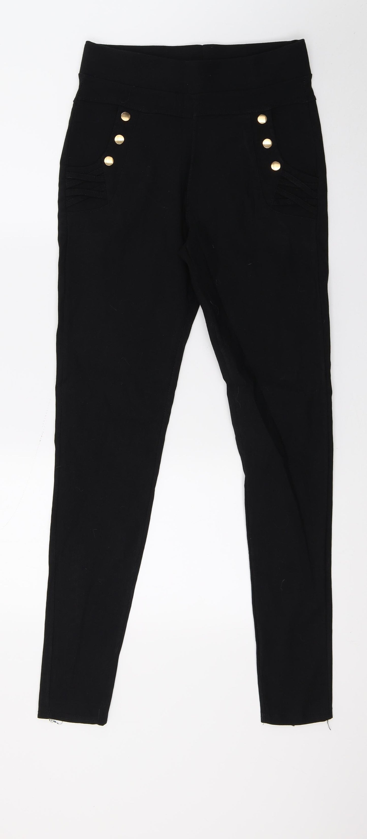 Preworn Womens Black   Jegging Leggings Size L L28 in