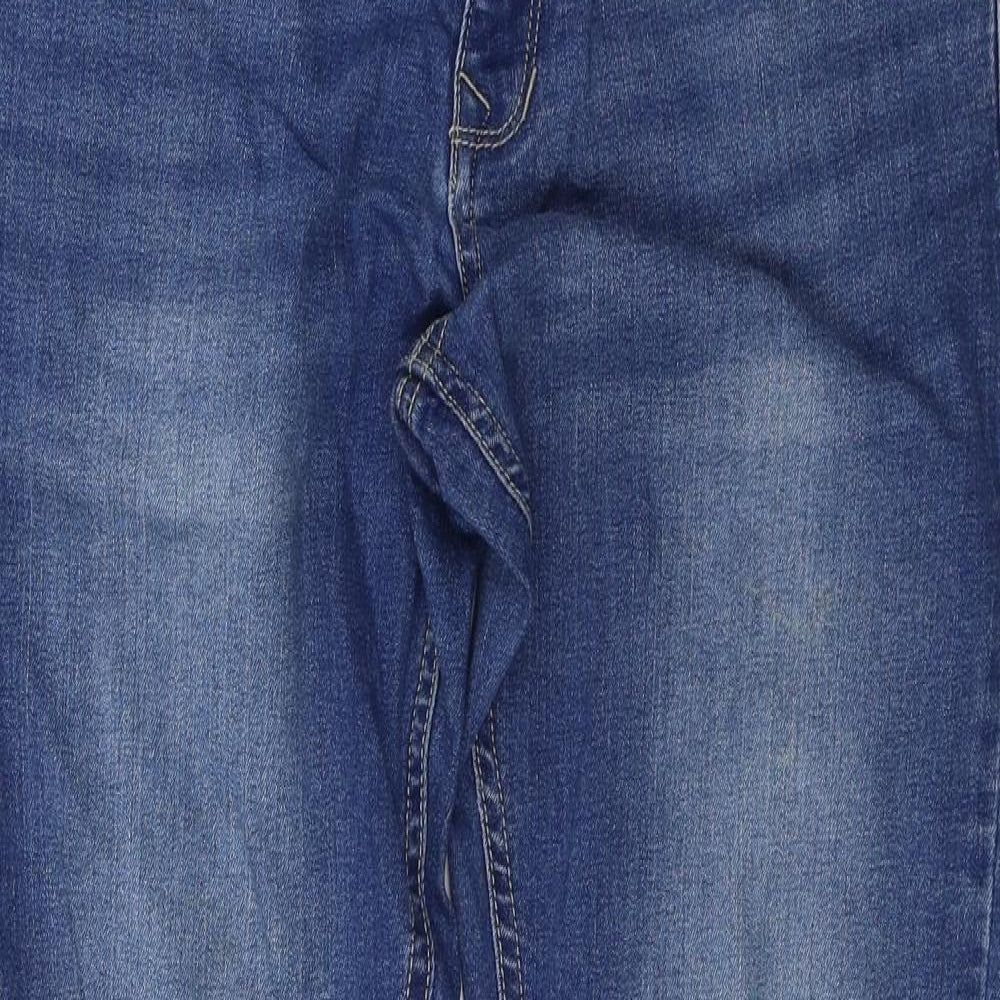 Peacocks Womens Blue  Denim Boyfriend Jeans Size 10 L29 in