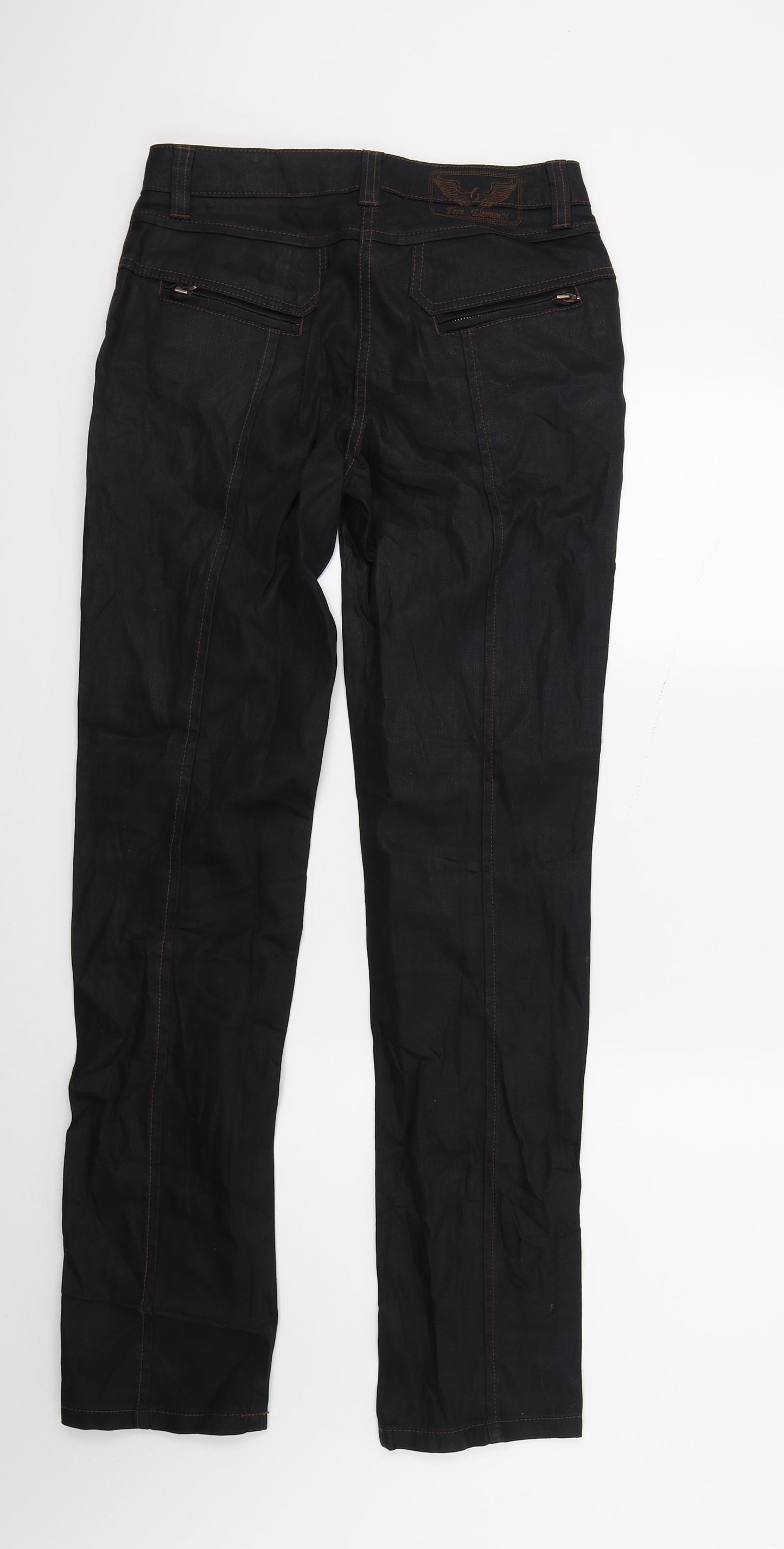 Five Elementz Womens Black  Denim Skinny Jeans Size 8 L33 in