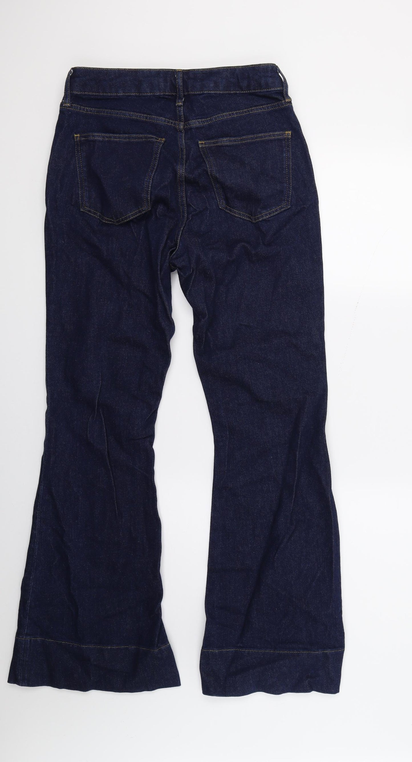 Boden Womens Blue  Denim Flared Jeans Size 12 L29 in