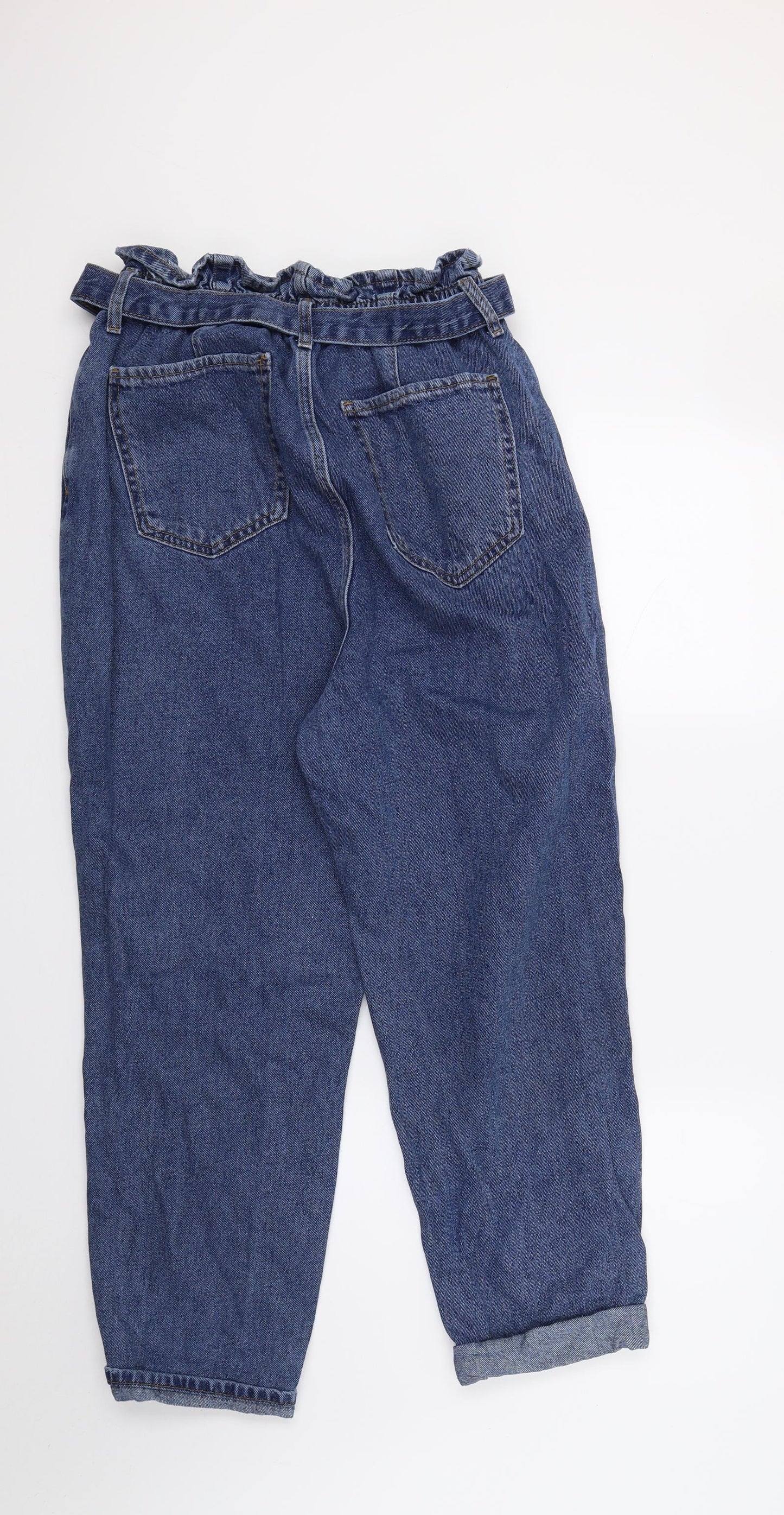 New Look Womens Blue  Denim Tapered Jeans Size 14 L27 in