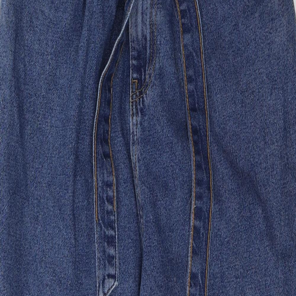 New Look Womens Blue  Denim Tapered Jeans Size 14 L27 in
