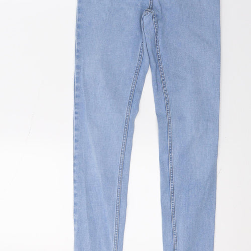 New Look Womens Blue  Denim Skinny Jeans Size 6 L27 in