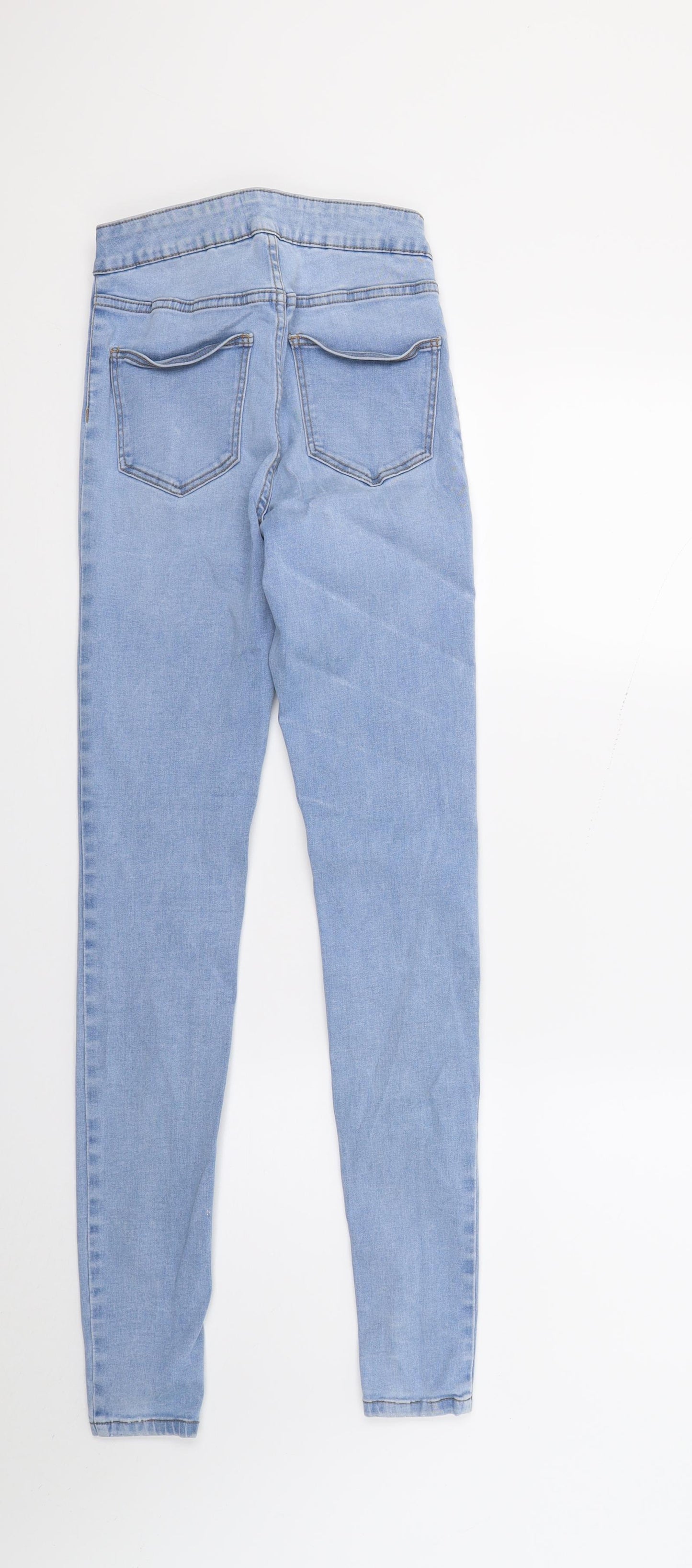 New Look Womens Blue  Denim Skinny Jeans Size 6 L27 in