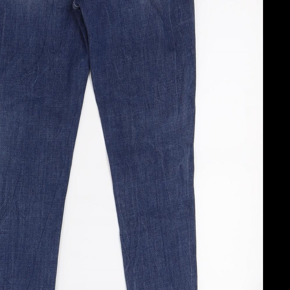 NEXT Womens Blue  Denim Skinny Jeans Size 14 L27 in