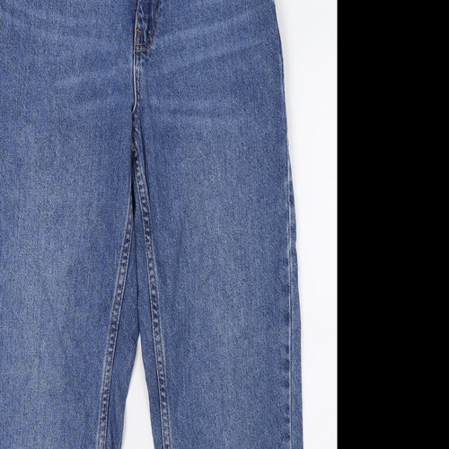 Primark Womens Blue  Denim Tapered Jeans Size 8 L27 in