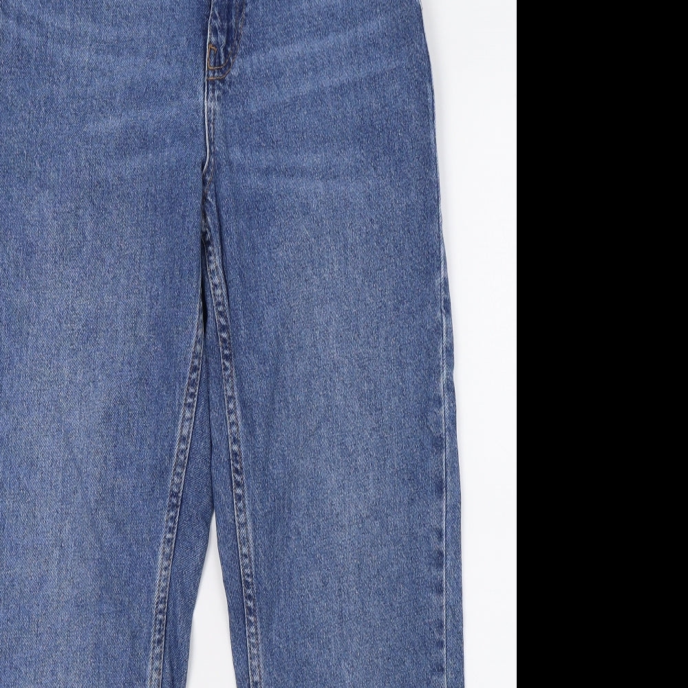 Primark Womens Blue  Denim Tapered Jeans Size 8 L27 in