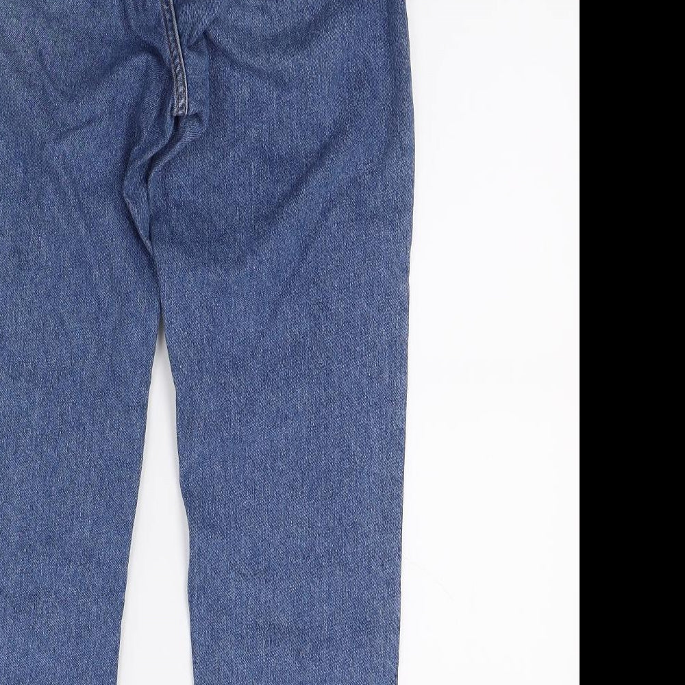 Primark Womens Blue  Denim Tapered Jeans Size 8 L27 in