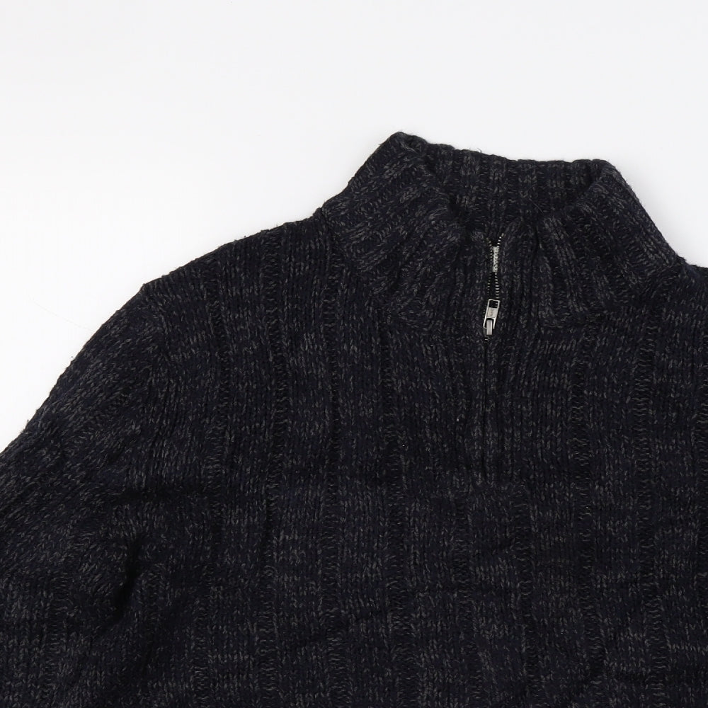 Easy Mens Blue   Pullover Jumper Size M