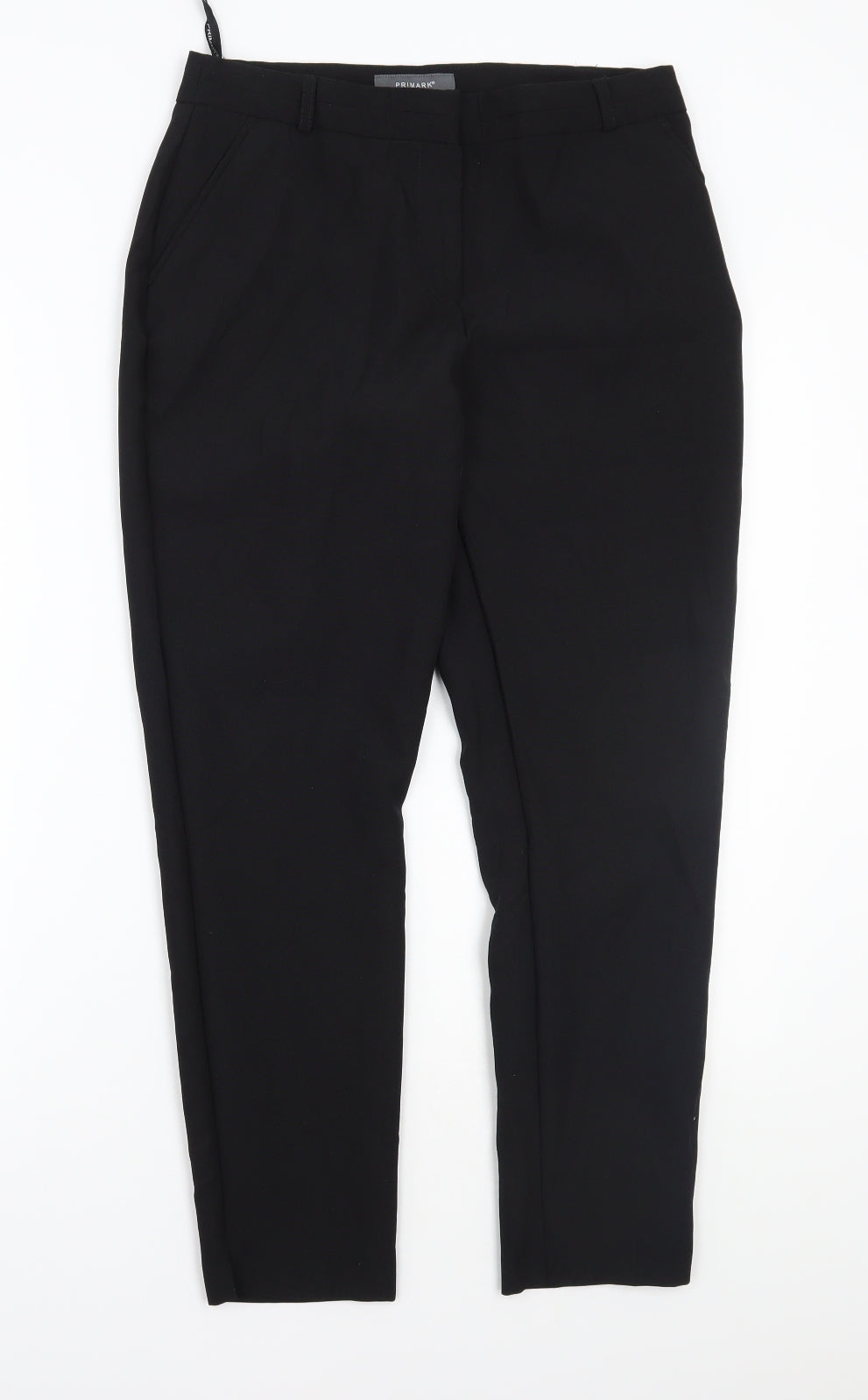 Primark Womens Black   Trousers  Size 10 L26 in