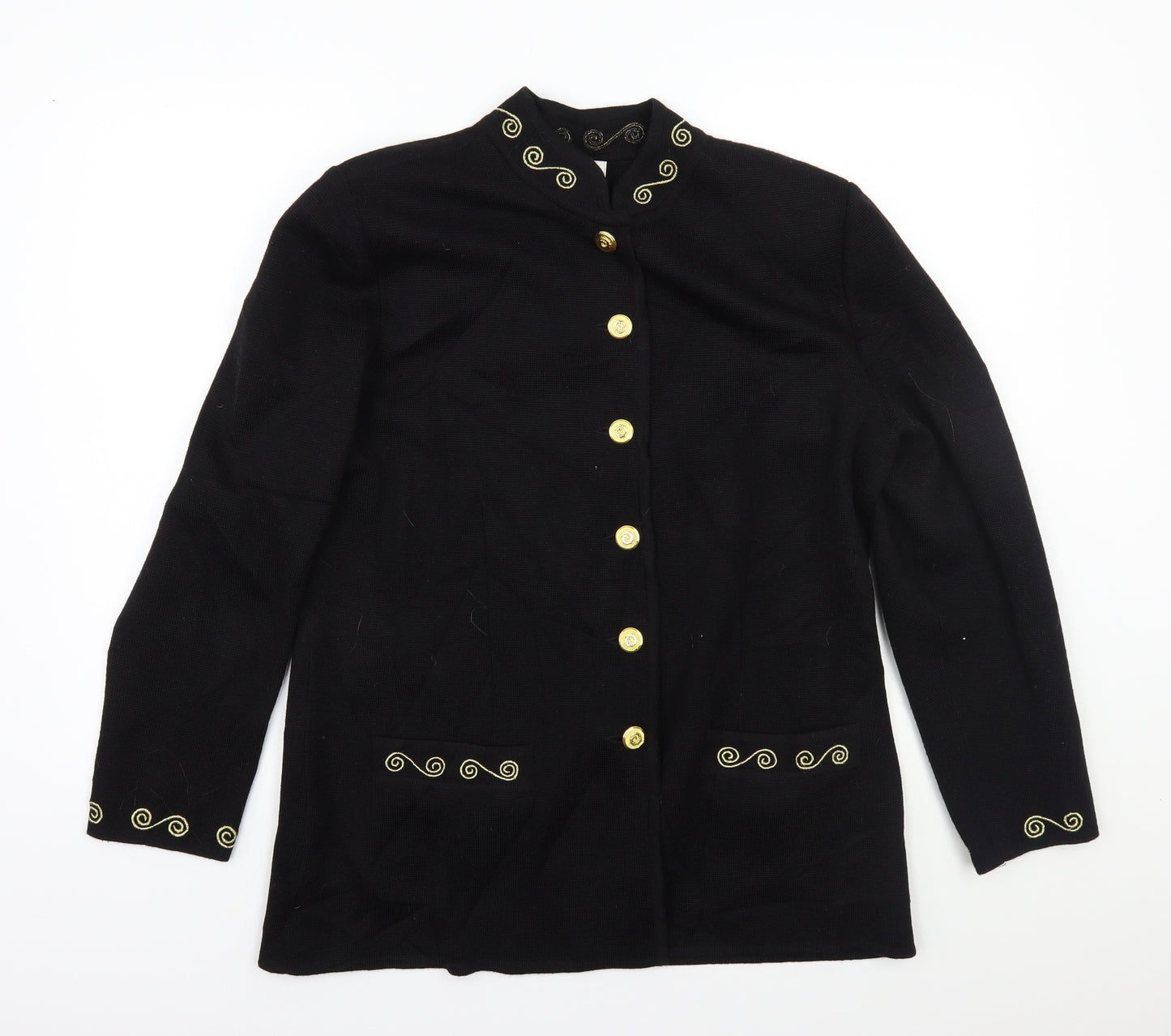 Emreco Womens Black   Cardigan Jumper Size 16