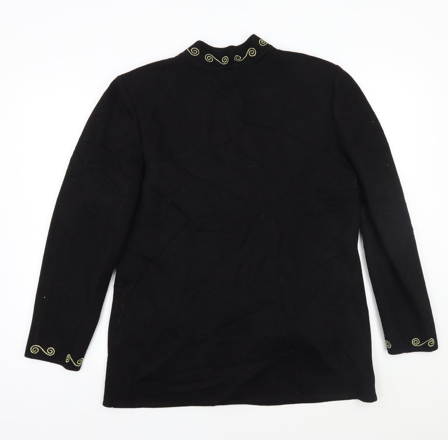 Emreco Womens Black   Cardigan Jumper Size 16