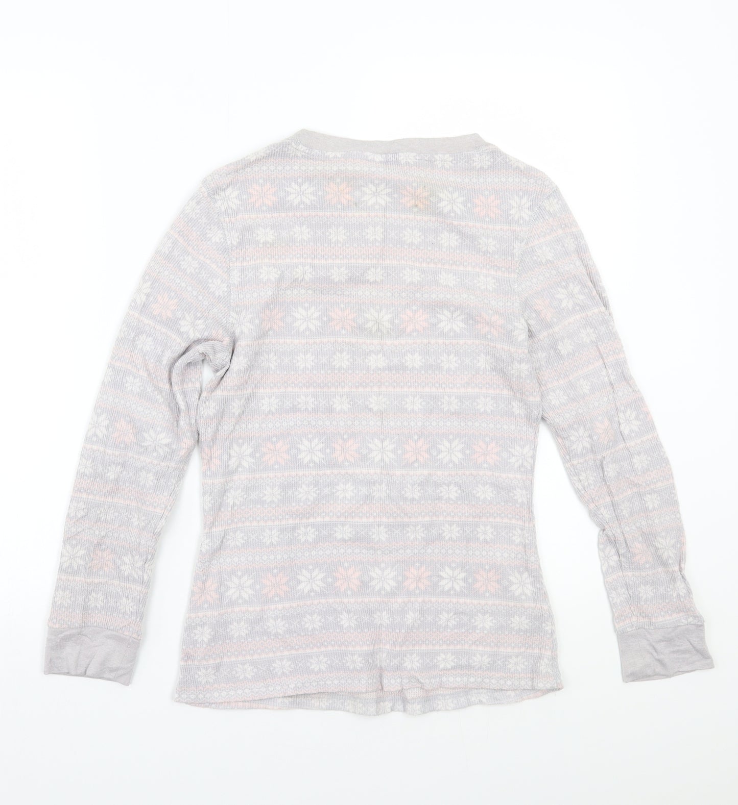Love to lounge Womens Grey  Rayon Babydoll Pyjama Top Size S