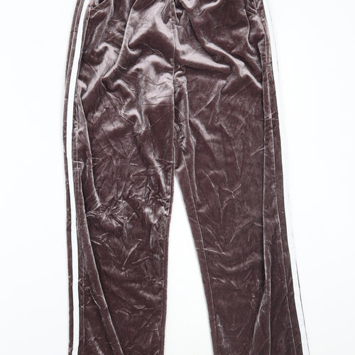Preworn Womens Purple   Sweatpants Trousers Size 8 L26 in