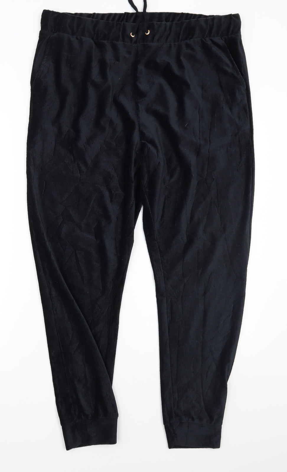 F&F Womens Black   Sweatpants Trousers Size 16 L29 in