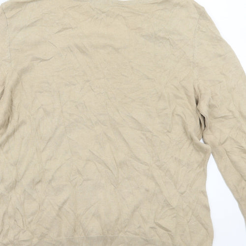 H&M Womens Beige   Cardigan Jumper Size L