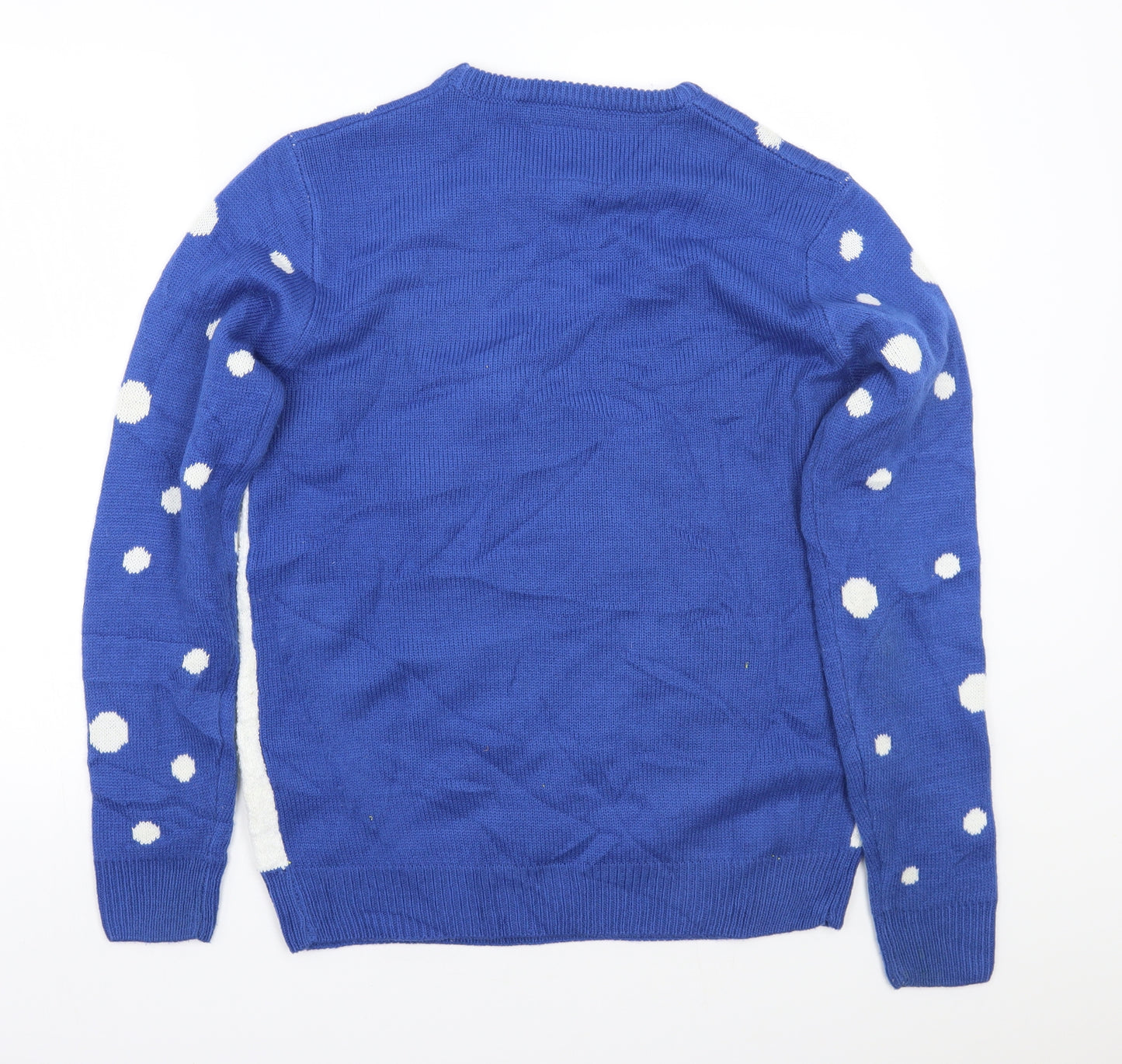 Primark Mens Blue   Pullover Jumper Size M  - Christmas