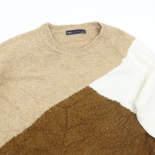 Marks and Spencer Womens Brown   Pullover Jumper Size L