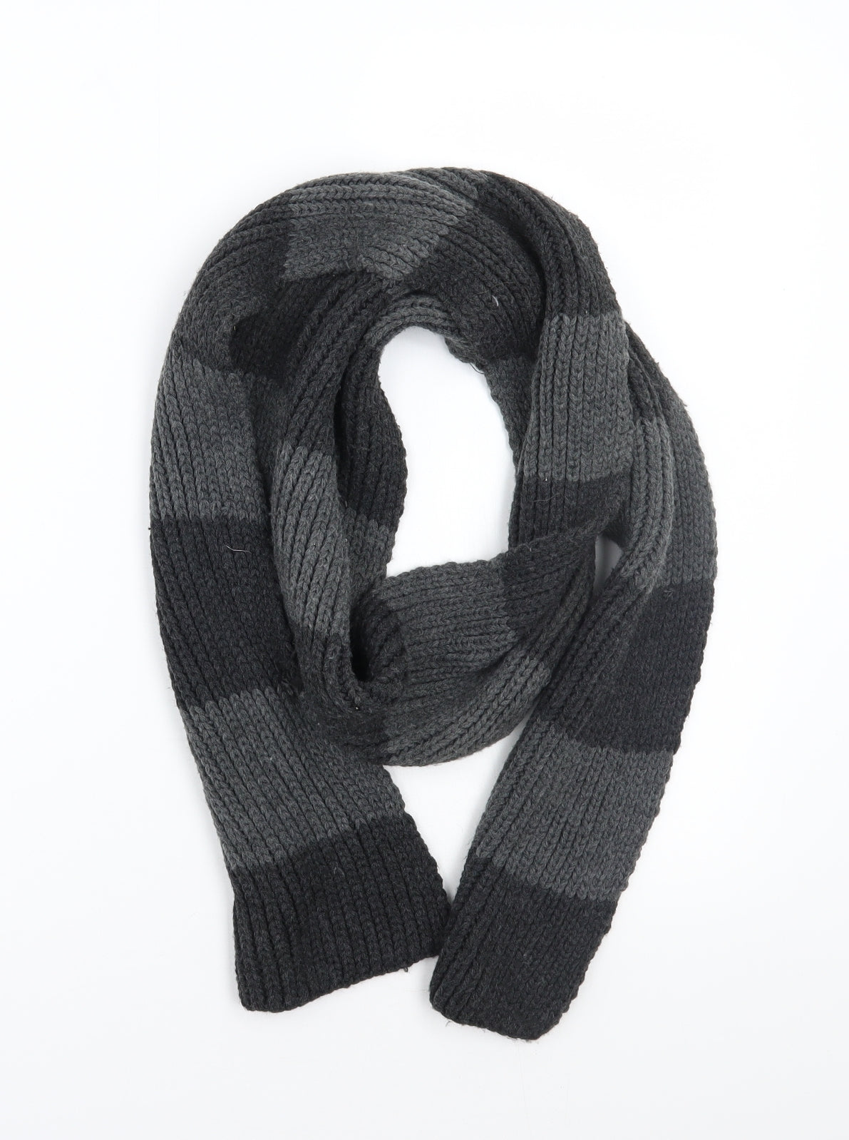 Preworn Mens Black   Scarf  One Size