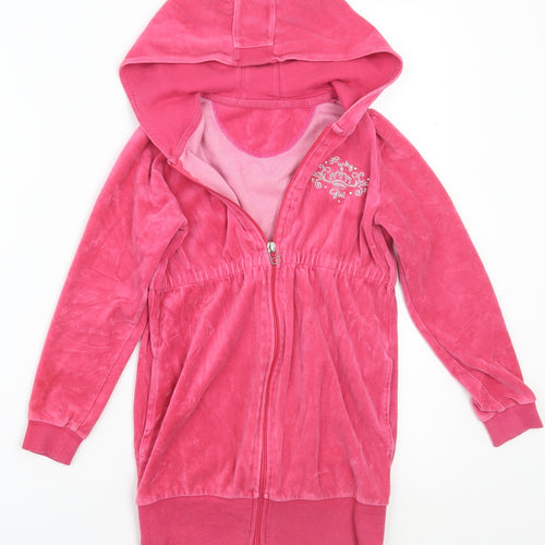 Marks and Spencer Girls Pink   Jacket Coatigan Size 7-8 Years