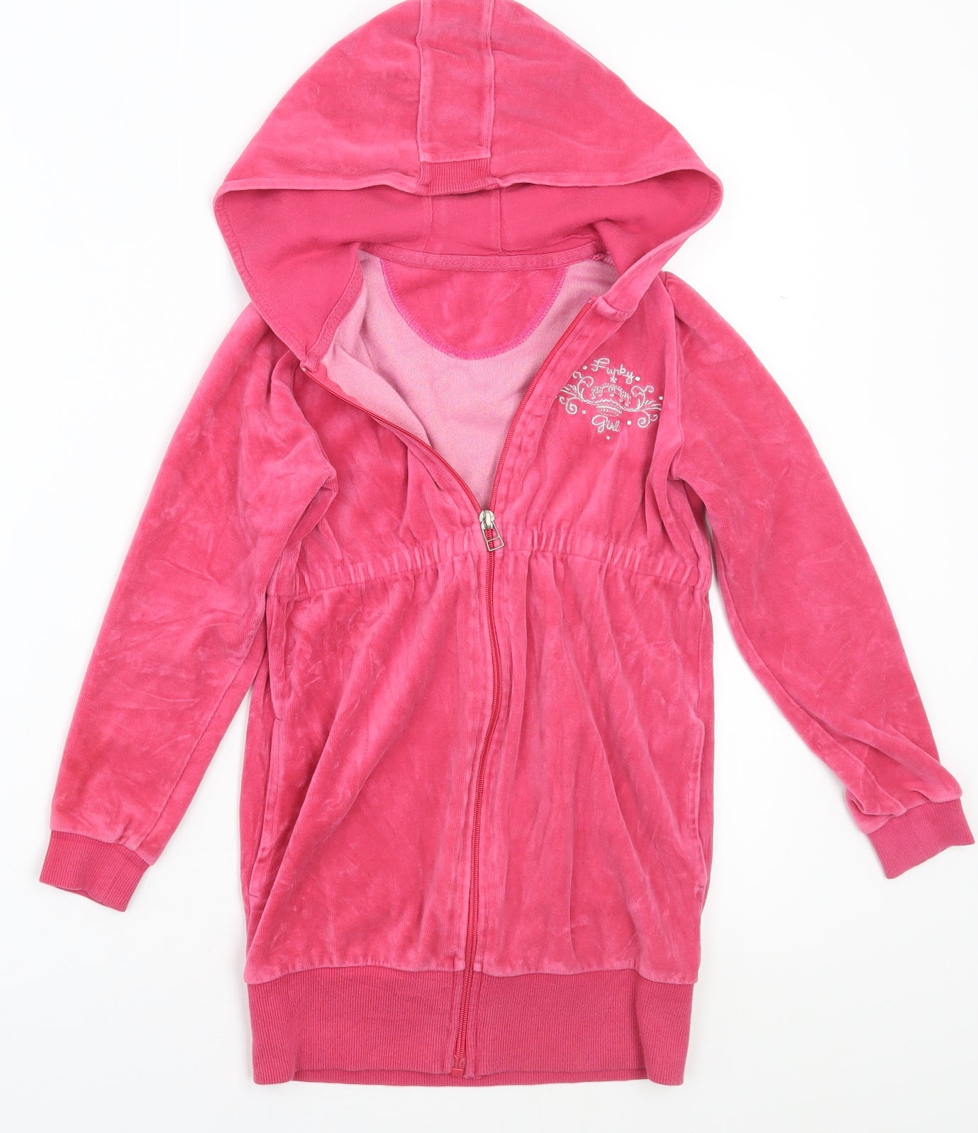 Marks and Spencer Girls Pink   Jacket Coatigan Size 7-8 Years