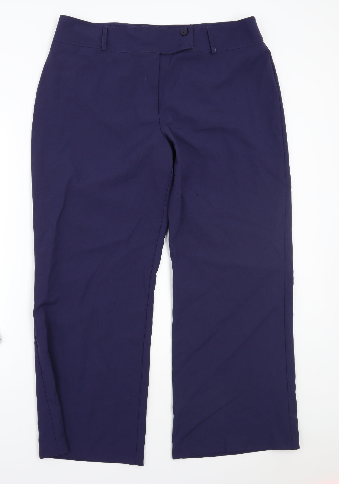 Preworn Womens Blue   Trousers  Size 16 L28 in