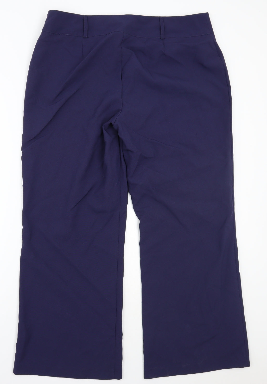 Preworn Womens Blue   Trousers  Size 16 L28 in